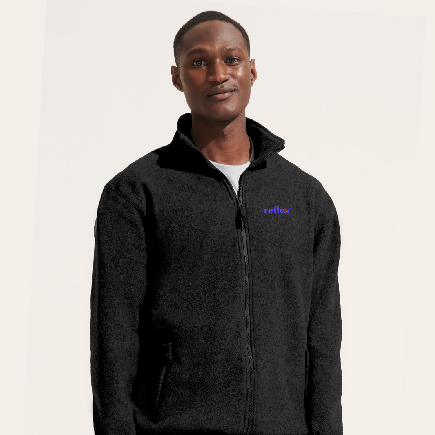 Sols North Heren Outdoor Fleece Jack - Warme Fleece Jas Met Ritssluiting