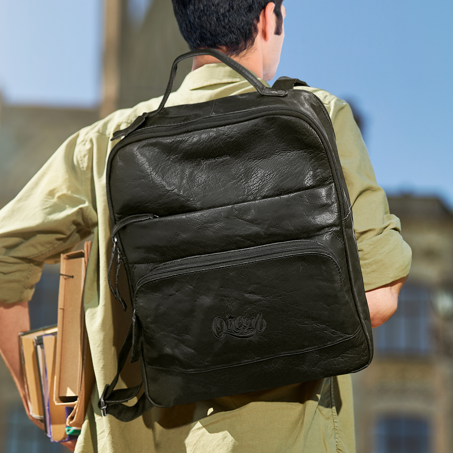 TRENDS | Pierre Cardin Leather Backpack