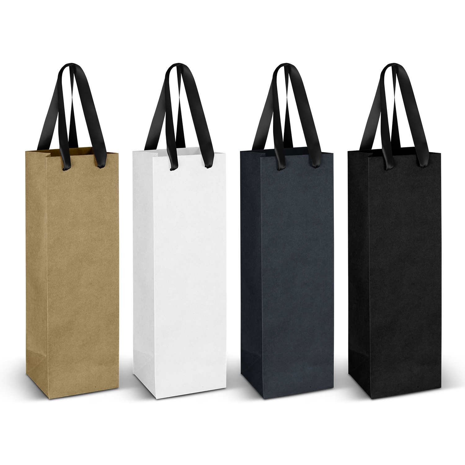 TRENDS | Wine Ribbon Handle Paper Bag