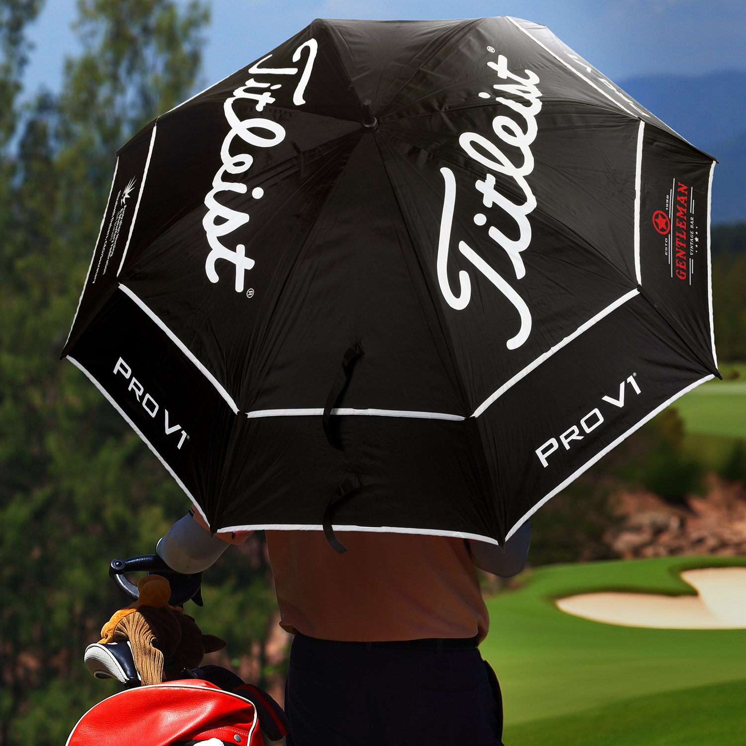 値下げタイトリスト TOUR DOUBLE CANOPY UMBRELLA  傘 Titleist Tour Double Canopy Golf Umbrella - Carl's Golfland